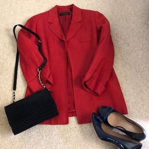 Dana Buchman linen blazer